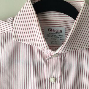 T.M. Lewin  Men Shirt 15 1/2 - 34 1/2